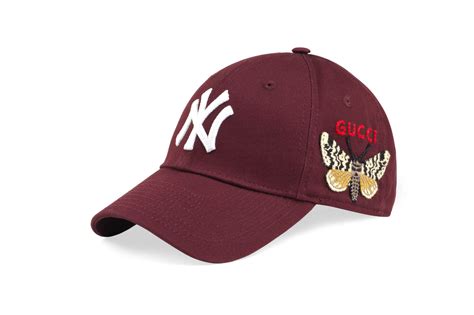 yankee gucci slippers|Gucci new york yankee hat.